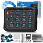12 Gang Switch Panel 12v Led Toggle Switch Panel With Circuit Control Fuse Box