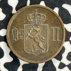 1893 Norway 2 Ore Lot c1766