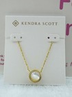 Kendra Scott Volleyball Gold Short Pendant Necklace