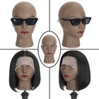 Bald Female Mannequin Head Makeup Training Head Wig Head Professional Cosmeto   