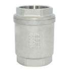 2  2 Inch Vertical Check Valve Npt Threaded One Way Stainless Steel 316 Oil