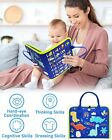 Exorany Busy Board Montessori Toys For 1 2 3 4 Year Old Boys   Girls Blue p4