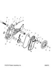 Polaris Chaincase Cover Gasket  For Snowmobile Models  Genuine Oem - 5814070