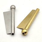 3pcs Metal Straw Tube Party Accessories Gold black silver Snuff For Bar Sniffer