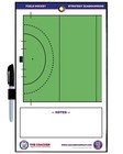 Premium Coacher Magnetic Field Hockey Dry Erase Coaching Clipboard   Coach Board