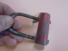 Vintage Yale Barrel Bicycle Padlock With Key