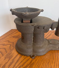Vintage Cast Iron Howe 4 Lb Scale Brass Weight   Measuring Slide No Tray 18 