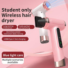 Cordless Hair Dryer 15000mah Cordless Hair Dryer Rechargeable With Usb Charging