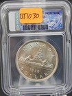 1936 Canada 1  One Dollar Icg Ms 64 -blast White   bt1030 