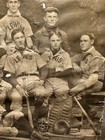 Large Antique Lewis Baseball Team   Manager - Maine  Photo Original