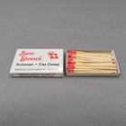 Vintage Swiss Lakewood Restaurant Matchbox Pageant Homewood Lake Tahoe Ca Japan