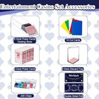 Extguds Entertainment Casino Game Set - Blackjack  Texas Hold em  Poker Card Kit