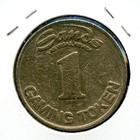 Sands Hotel And Casino Las Vegas  Nevada  1 Poker Chip Slots Gaming Token 