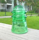 Nice Light Lime Green Cd 106 Hemingray Glass Insulator