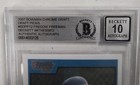 Freddie Freeman Signed 2007 Bowman 1st Chrome Rookie Card Beckett Auto Grade 10
