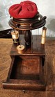 Antique Victorian Sewing Box Caddy W Drawer   Thread Storage Rare Htf