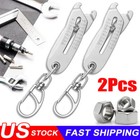 Portable Precise Thread Size Checker Keychain Bolt Size Checker Keychain Manual