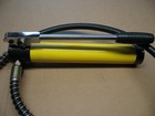 Hydraulic Hand Pump And Hose Knockout Punch Porta Power  Usa  Seller      