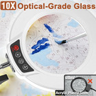 10x Magnifying Glass With Light And Stand  3-in-1 Adjustable Swing Floor Lamp  5