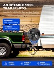 Omt Tow   Stow Adjustable Trailer Hitch Ball Mount 2  Receiver 5  Drop 15000gtw