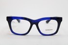 New Burberry B 2407 4114 Blue Black Marble Authentic Eyeglasses 51-18