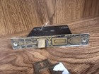 Antique Victorian Art Nouveau  Brass Door Knob Set W rabbeted Mortise Lock Set