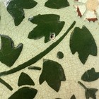 Antique Wedgwood Patent Impressed Tile 1880s Victorian Etruria Botanical R464
