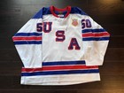 Usntdp Team Usa Game Worn Hockey Jersey  50 William Moore Boston Bruins Bc  