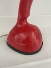 Vintage Red Ericofon Rotary Dial Telephone North Electric Co Ohio Cobra Mcm