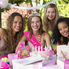 16th Birthday Crown And Hot Pink Sweet 16 Sash Kit-  sweet 16  Party Decorations