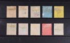 Great Britain Scott   111-119  122 Vf Og H hr Uk Stamps Cat  580