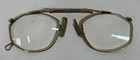 Vintage Pince-nez Spring Bridge Eyeglasses Gold Filled Spectacles Lens With Case