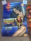 Vintage 1995 Dc Comics Wonder Woman Promo Posters John Byrne Folded Lot Of 2