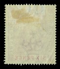 British Colonies  Barbados 1897 Victoria Jubilee Issue 6p Violet Sc  86 Mint Mh