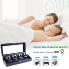 Automatic Rotation 4 Watch Winder 8 9 Display Box Storage Case Organizer Gift