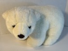 Ivory Polar Bear Plush Stuffed Animal Toy 12    Realistic Vintage Mary Meyer
