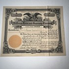 Texas Loan And Guaranty Company Houston Texas Stock Certificate 1910 Legal Case