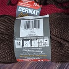 Lot Of 3 Skeins Bernat Softee Chunky Yarn Dark Taupe Wine Super Bulky Brown Red