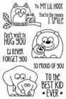 Owl Bear   Elephant With Child Lil Hoot Hero Arts Clear Stamp Set Cl755