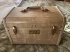 Vintage Samsonite Travel Train Case Shwayder Bros Marble Cream  Suitcase Luggage