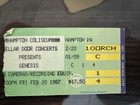 Genesis 2 20 87 Hampton Coliseum Front Row Authentic Ticket Stub Rare Look