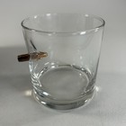 Benshot Original Pint Glass W Real  50 Bmg Bullet 16oz New In Box Made In Usa