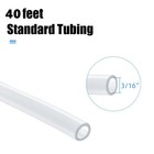 40ft Aquarium Tubing Air Hose Tube For Fish Tank Air Pump Hydroponics Pond