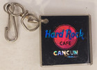 Older Hard Rock Cafe Cancun Mexico Square Acrylic Keychain Keyring