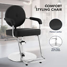 Artist Hand Black Heavyduty Hydraulic Barber Chair Beauty Spa Salon Hair Stylist