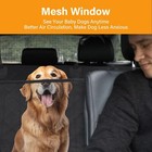 Waterproof Pet Dog Car Seat Cover For Back Seat Non-slip Dog Hammock For Car Suv