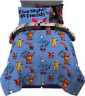 Five Nights At Freddy s 5 Piece Twin Size Bed Comforter And Sheet Set With Sham