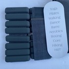 Bala Bangles Wrist  Ankle Weights For Women  Men Charcoal - 2 Pound Adjustable