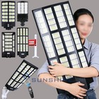 99999999lm Commercial Led Solar Street Light Outdoor Dusk To Dawn Road Area Lamp