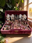 Juliana Sterling Silver Mallorca Pearls Trifari Glass Enamel Gem Vtg Jewelry Lot